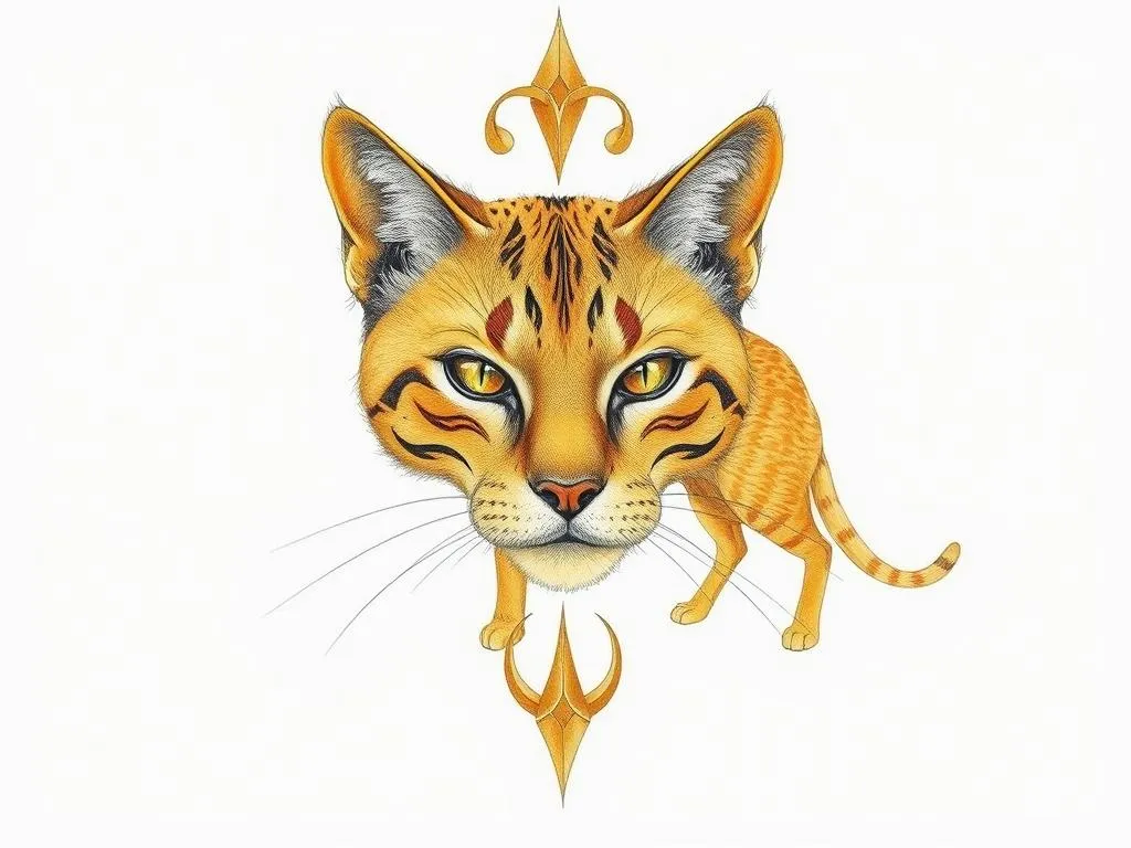 African Golden Cat Symbolism and Spirit Animal