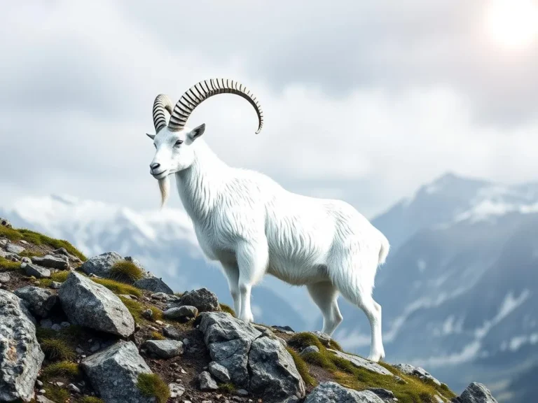 The Alpine Goat: Symbolism, Spiritual Significance, and Modern Interpretations