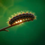 angled sunbeam caterpillar symbolism and meaning