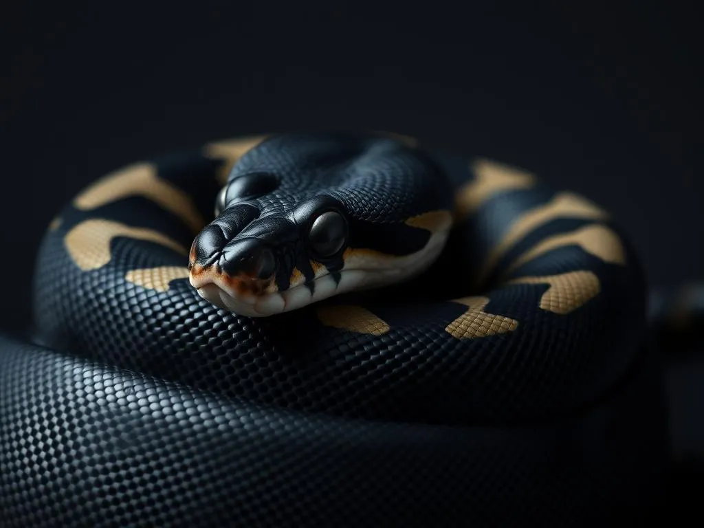 black pastel ball python symbolism and meaning