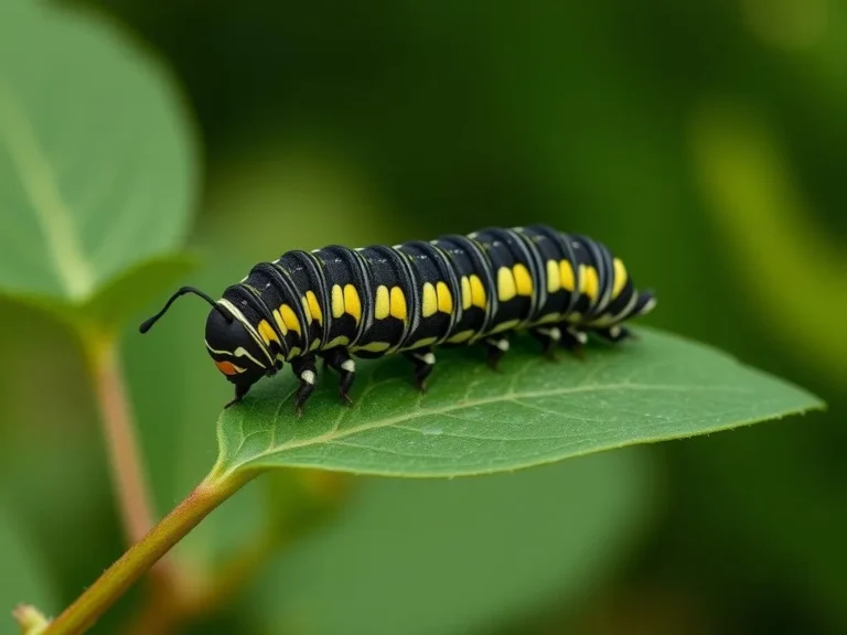 The Symbolism of the Black Swallowtail Caterpillar: A Journey of Transformation