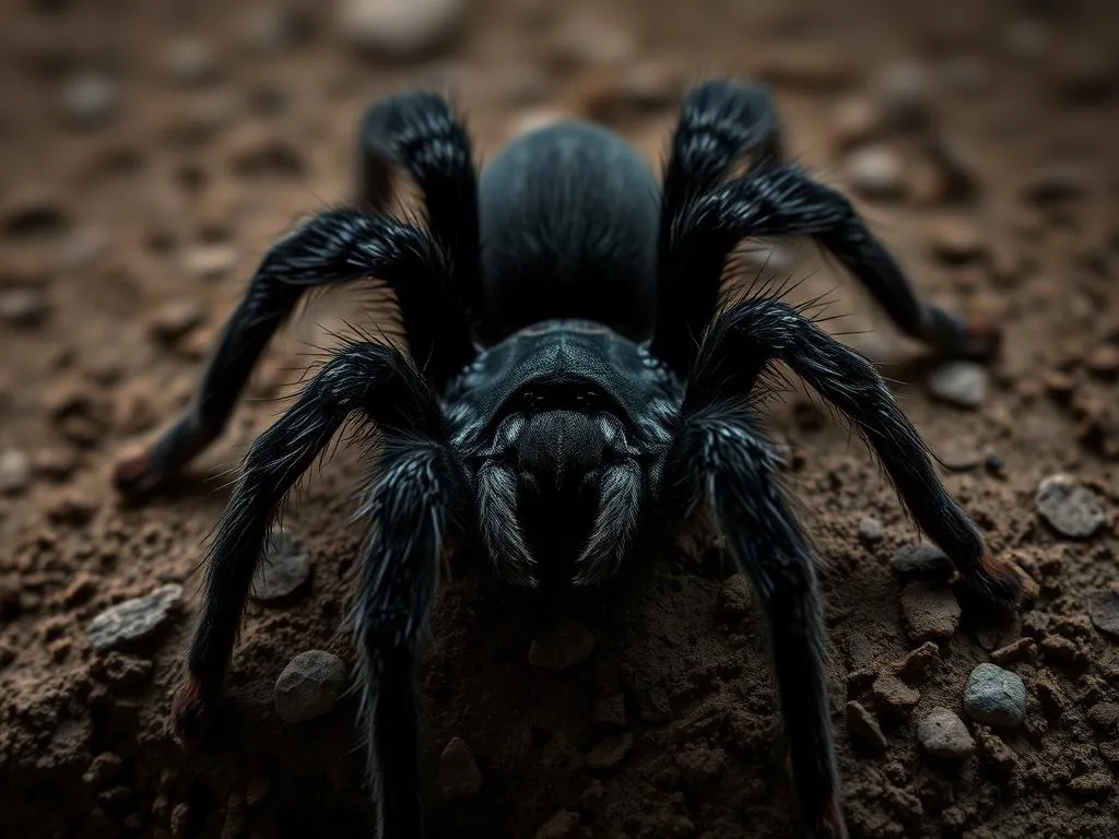 black tarantula symbolism and meaning