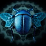 blue death feigning beetle symbolism and meaning