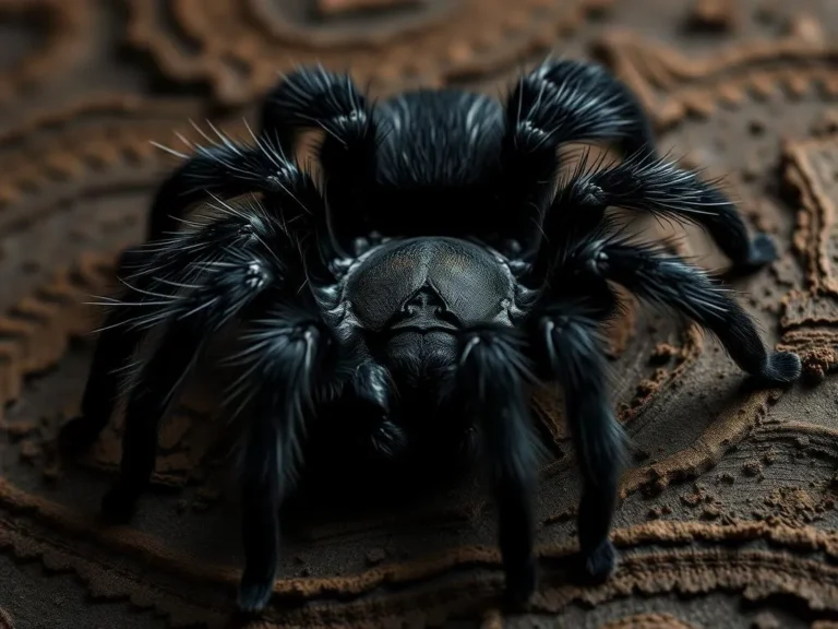 The Brazilian Black Tarantula: A Deep Dive into Its Symbolism and Spiritual Significance