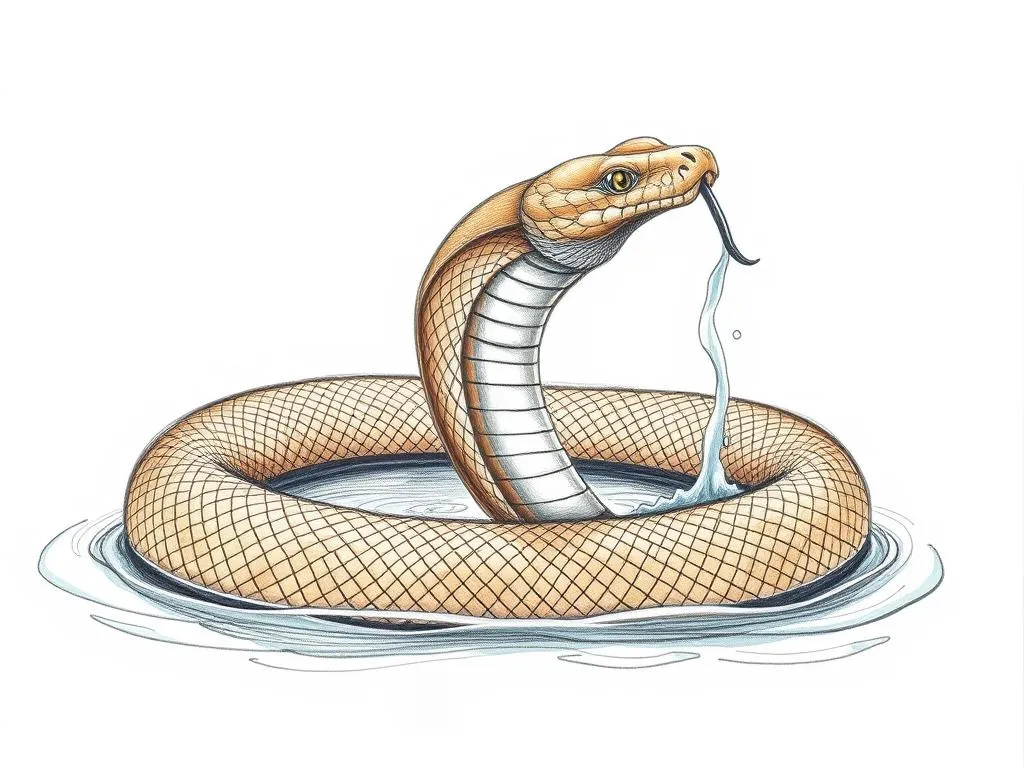 Brown Water Snake Symbolism and Spirit Animal