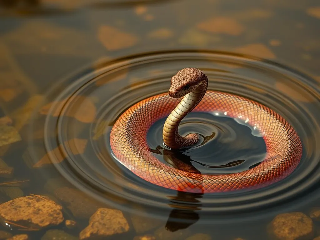 brown water snake symbolism and meaning