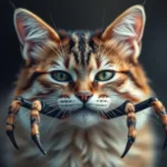 cat faced spider symbolism and meaning