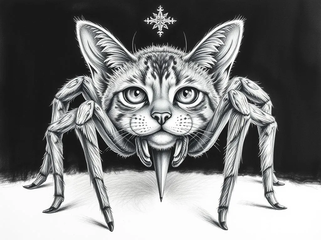 Cat Faced Spider Symbolism and Spirit Animal