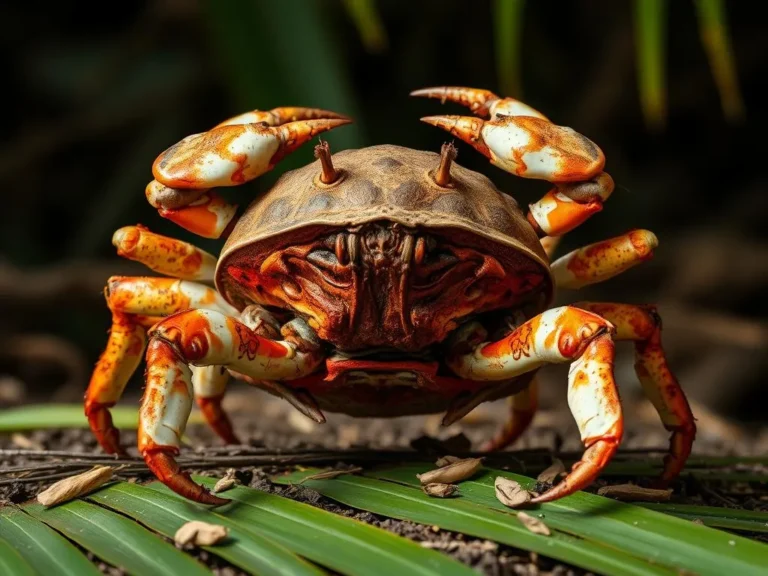 The Fascinating Symbolism of Coconut Crabs: Guardians of the Shoreline