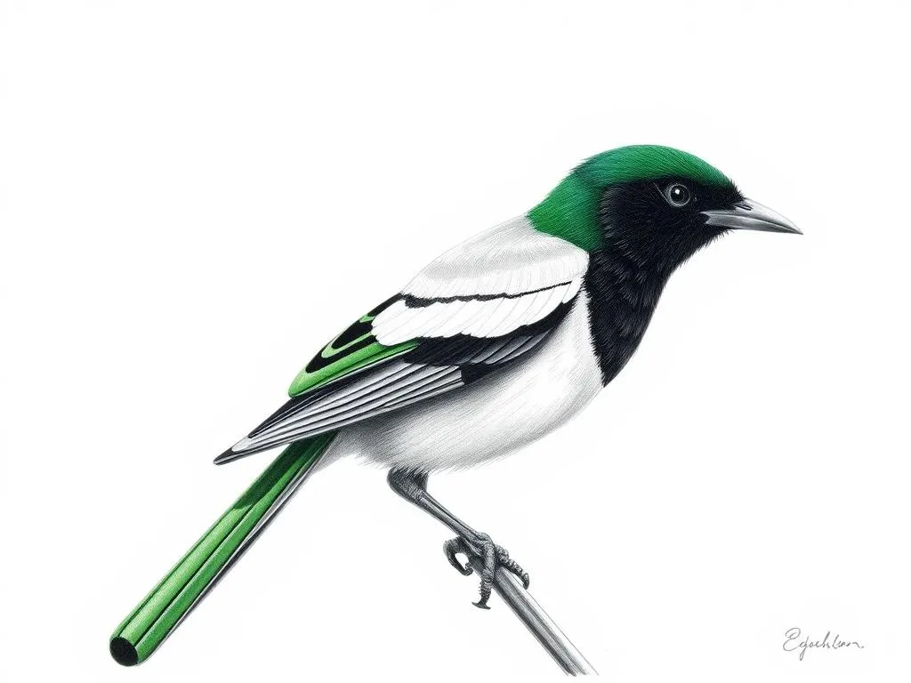 Common Green Magpie Symbolism and Spirit Animal