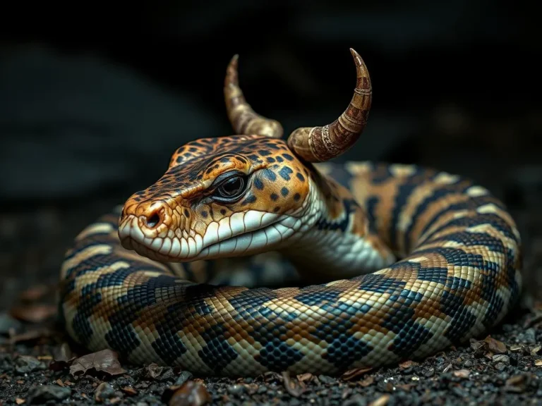 The Enigmatic Symbolism of the Cow Reticulated Python