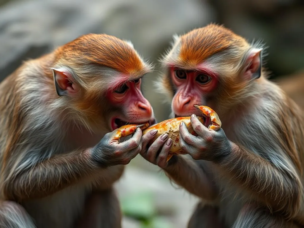 crab eating macaque symbolism and meaning