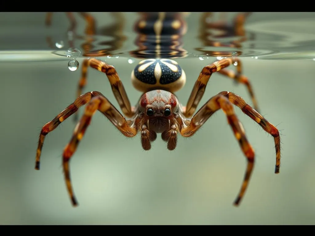 diving bell spider water spider symbolism