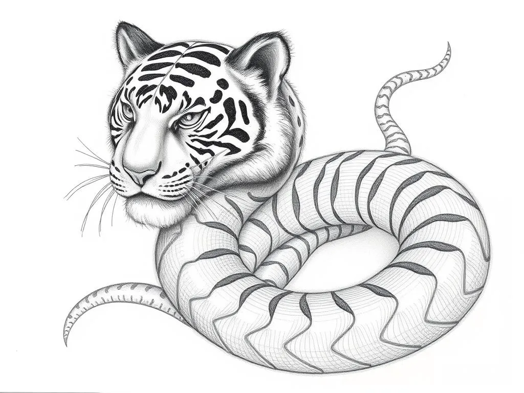 Eastern Tiger Snake Symbolism and Spirit Animal