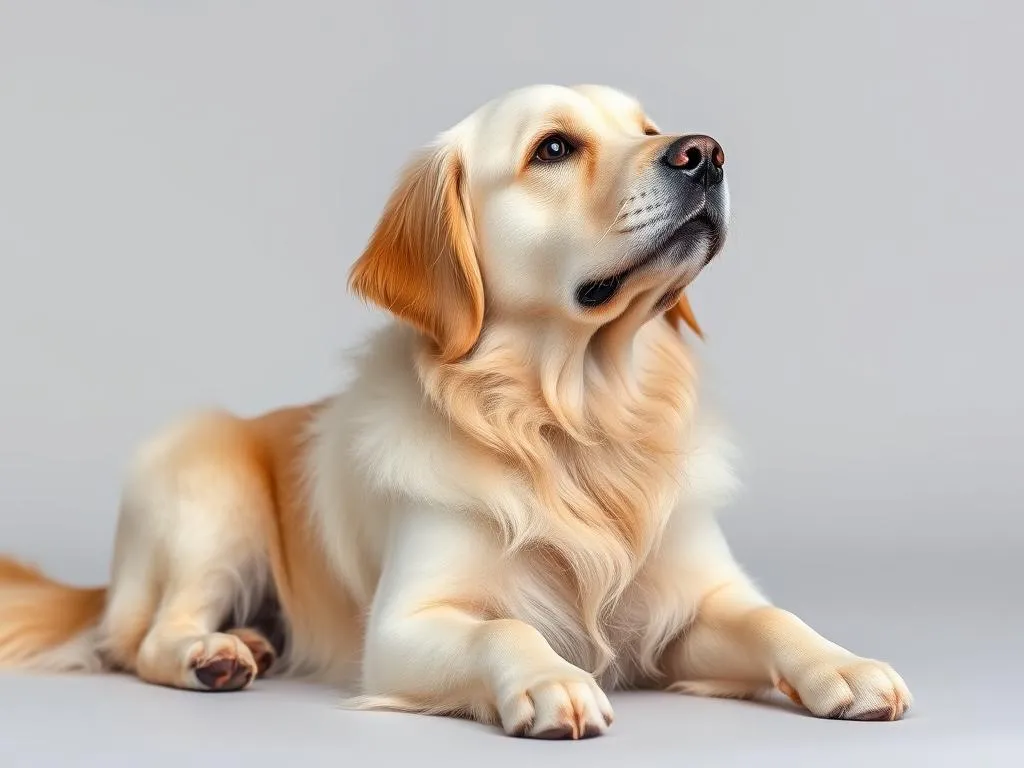 english cream golden retriever symbolism and meaning