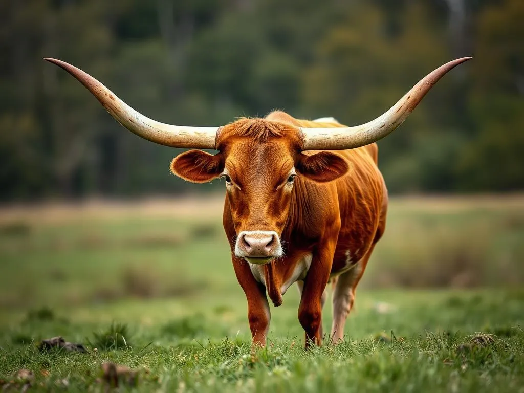 english longhorn cattle symbolism and meaning