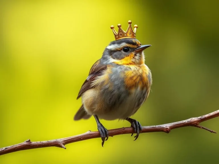 The Golden-Crowned Kinglet: A Feathered Symbol of Resilience and Joy