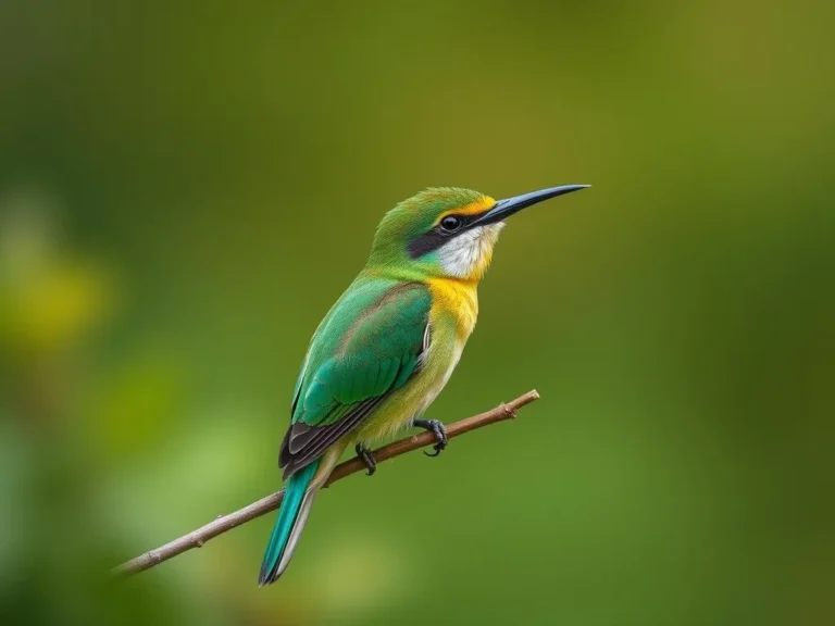 The Green Bee Eater: A Symbol of Joy, Balance, and Freedom