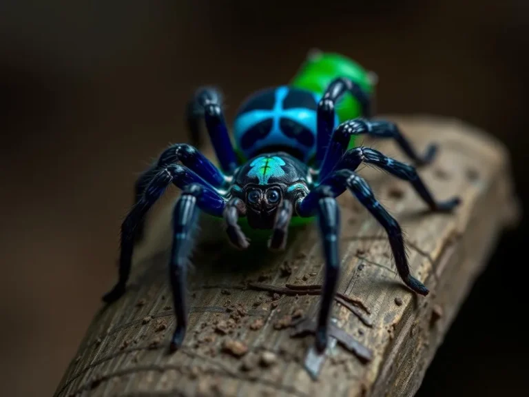 The Enigmatic Green Bottle Blue Tarantula: Symbolism and Spiritual Significance