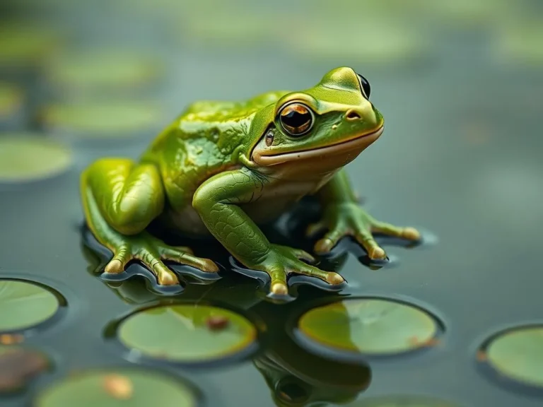 The Green Frog: A Symbol of Transformation and Renewal