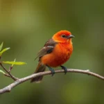 hepatic tanager red tanager symbolism and meaning