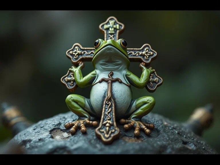 The Sacred Leap: Exploring the Symbolism of the Holy Cross Frog