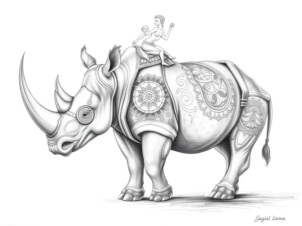 Javan Rhinoceros Symbolism and Spirit Animal