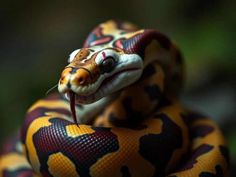 The Enigmatic Killer Clown Ball Python: Symbolism and Spiritual Significance