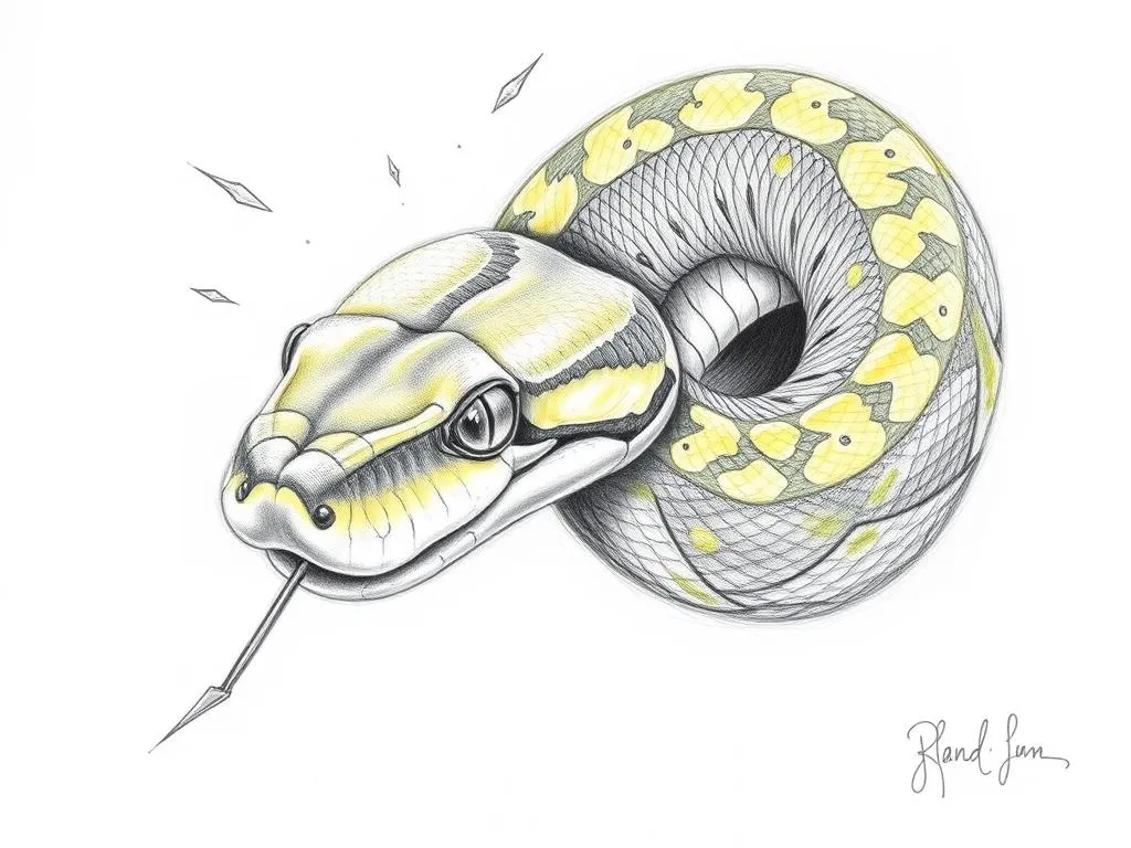 Lemon Blast Ball Python Symbolism and Spirit Animal