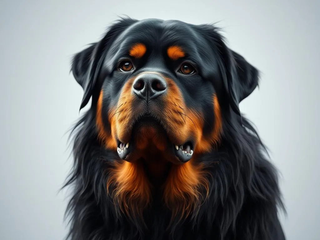 long haired rottweiler symbolism and meaning