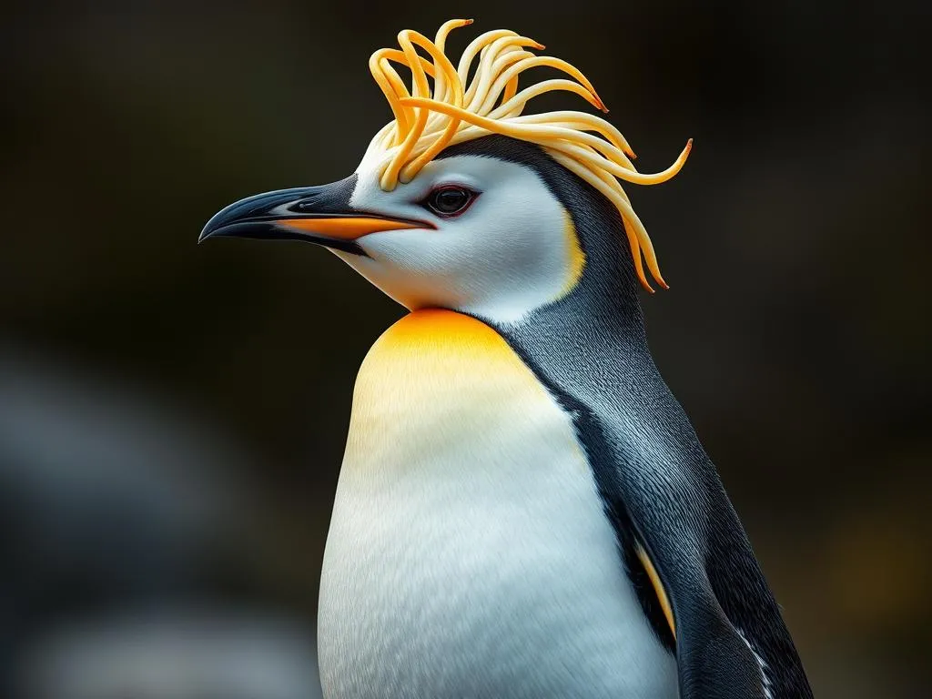 macaroni penguin symbolism and meaning