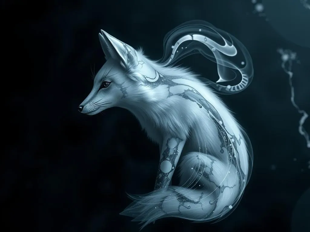 marble fox symbolism and meaning