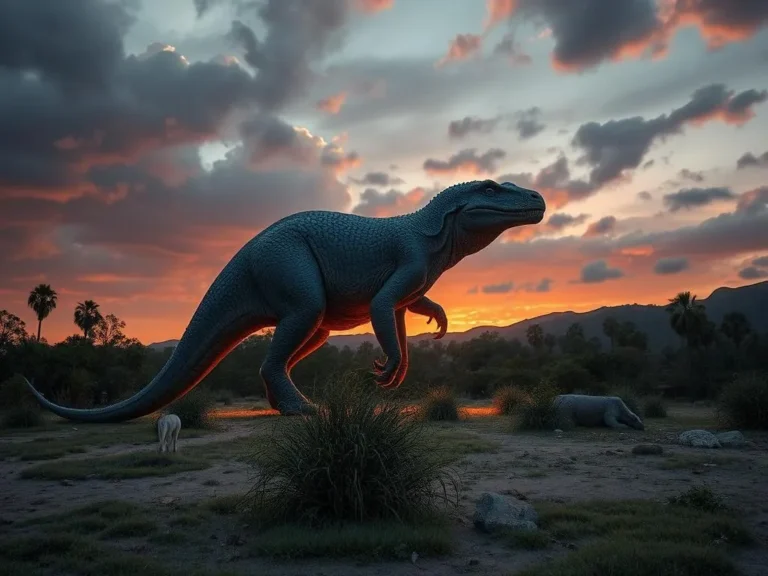 Unraveling the Symbolism of Megalania: The Ancient Giant