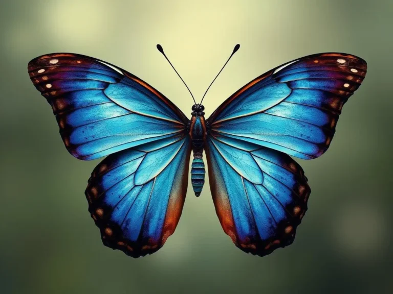 The Enigmatic Morpho Butterfly: A Deep Dive into Its Symbolism and Spiritual Significance
