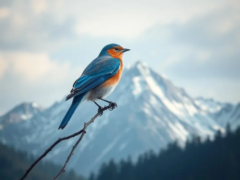 The Enchanting Symbolism of the Mountain Bluebird