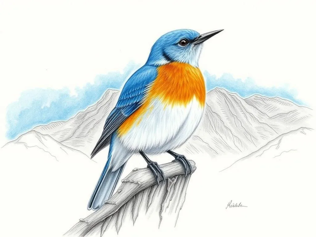 Mountain Bluebird Symbolism and Spirit Animal