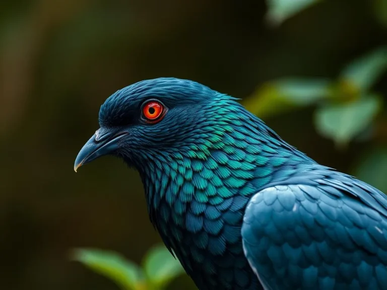 The Enigmatic Nicobar Pigeon: Symbolism and Spiritual Significance