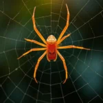 orange spider symbolism and meaning