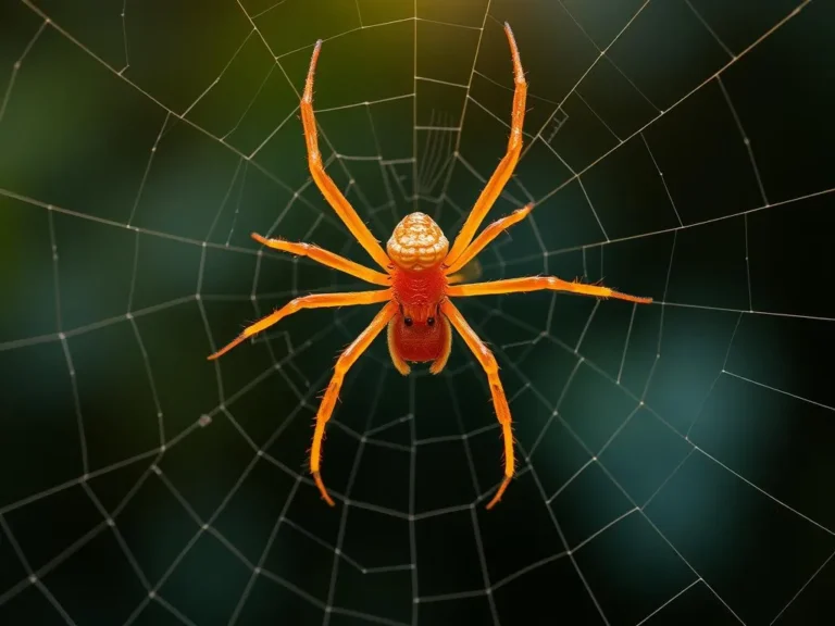 The Rich Symbolism of the Orange Spider: A Journey into Its Meaning