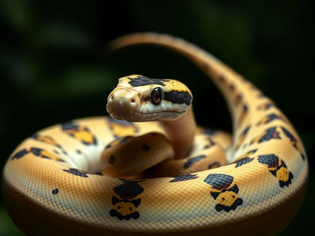 pied ball python symbolism and meaning