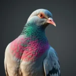 pink necked green pigeon symbolism and meaning