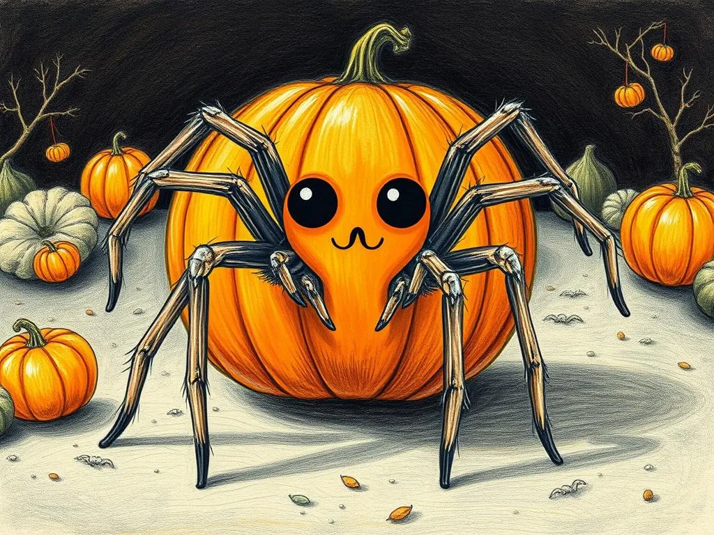 Pumpkin Patch Tarantula Symbolism and Spirit Animal