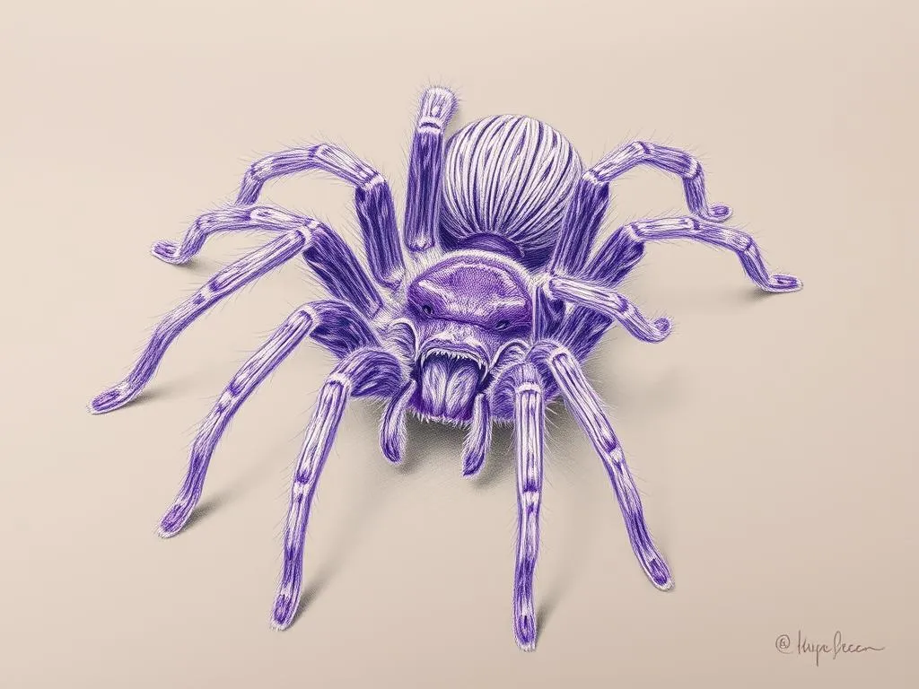 Purple Tarantula Symbolism and Spirit Animal