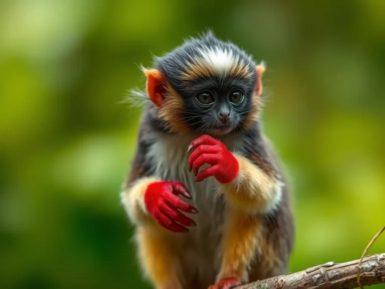 The Enigmatic Red Handed Tamarin: A Symbol of Playfulness and Connection