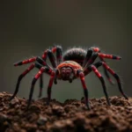 red knee tarantula symbolism and meaning