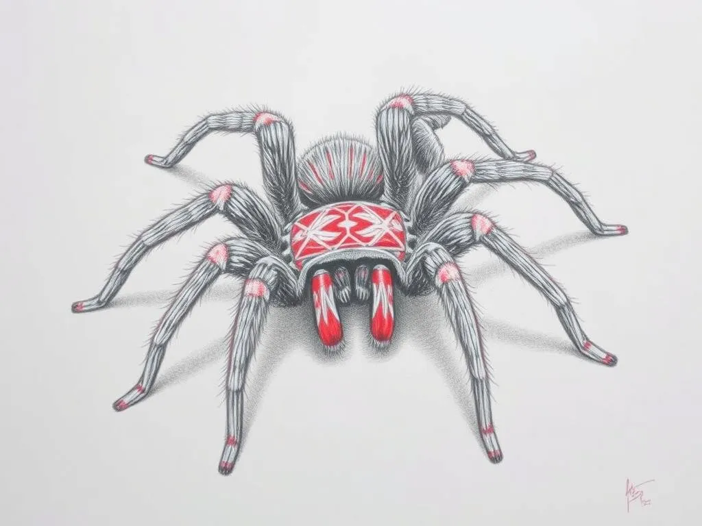 Red Knee Tarantula Symbolism and Spirit Animal