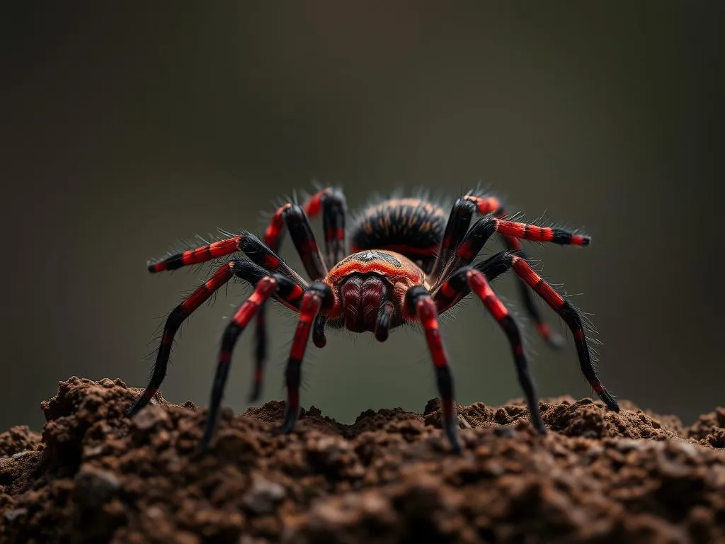 red knee tarantula symbolism and meaning