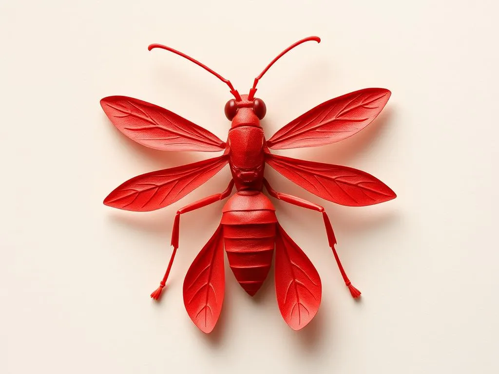 red paper wasp symbolism and meaning