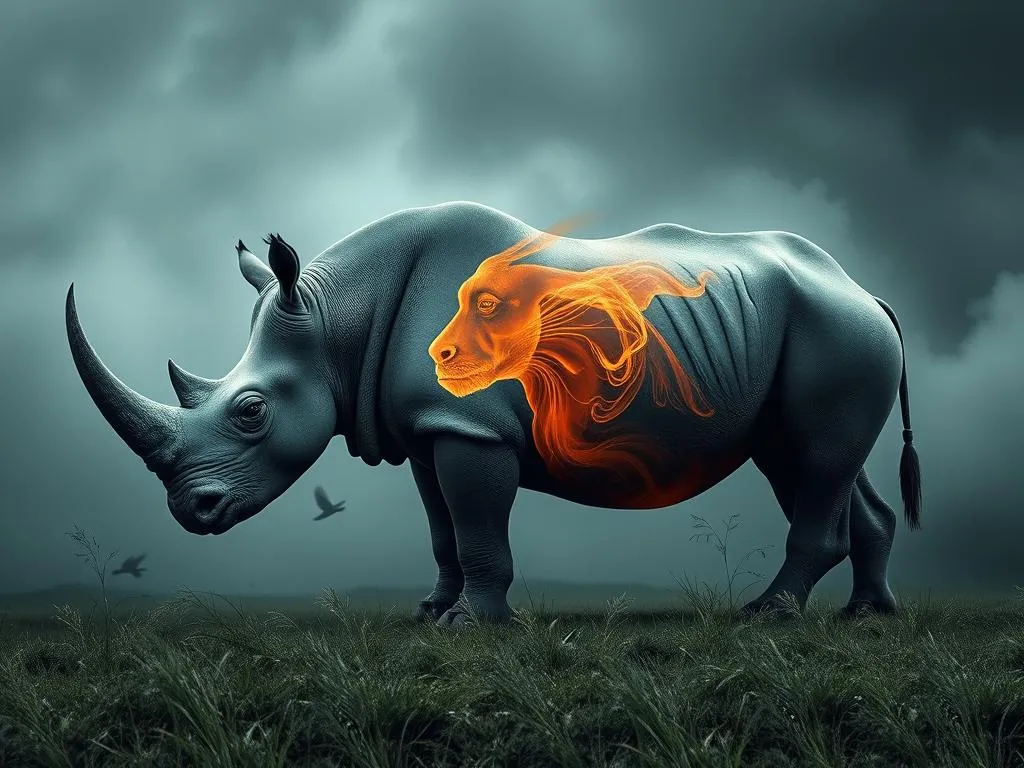 rhinoceros symbolism and meaning