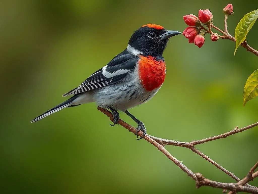 rose breasted grosbeak symbolism and meaning